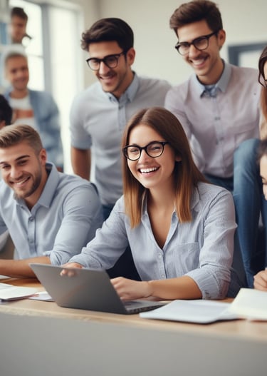 Close-up of a student receiving a digital certificate on a tablet screen.