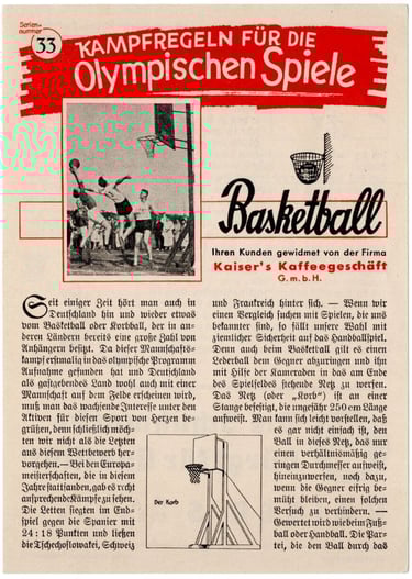Olympischen Spiele #33 Basketball Berlin Olympics
