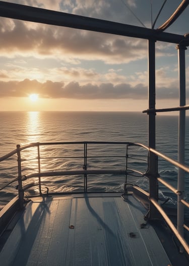 Close-up of a maritime consultant reviewing shipping charts on a tablet aboard a vessel.