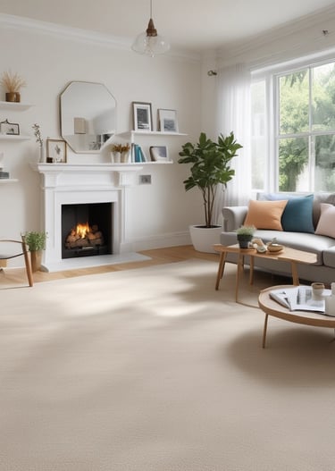 Before-and-after slider showing a stained sofa restored to fresh, vibrant condition.