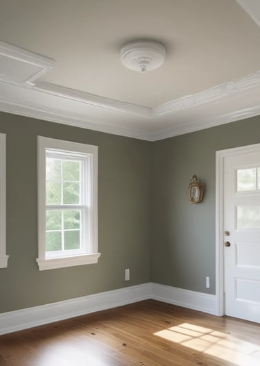 Close-up of hands assembling wooden furniture with tools on a workbench.