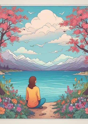 a group of people sitting on a bench in a park