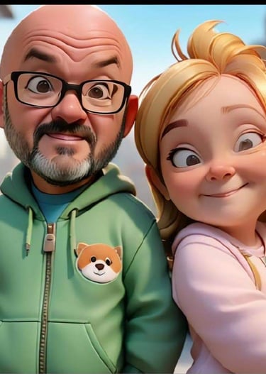 Joseph & Tonia Charactures