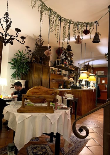 interno Il Fondaccio Dai dottori - Ristorante Castellina in Chianti