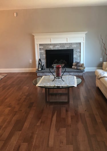 Hardwood flooring installation