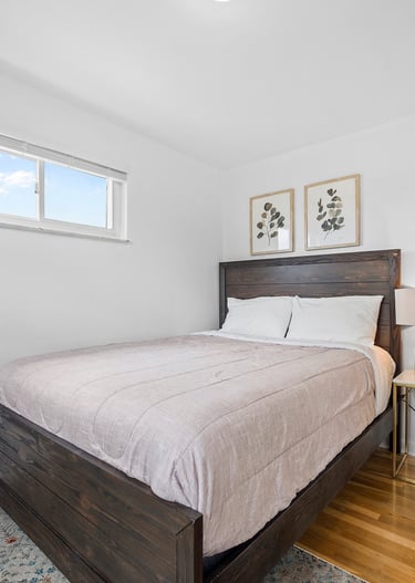 Spacious & cozy: This family-friendly vacation home features a large backyard with outdoor seating &