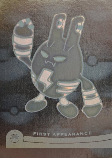 Elekid 4 of 6 First Appearance Hologram card Topps Pokémon The Movie 2000 front