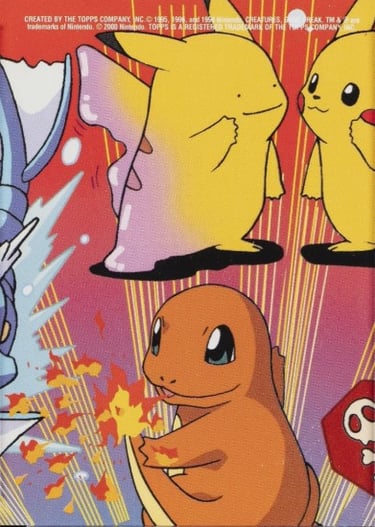 Stick ons 6 of 10 jigglypuff Topps Pokémon series 2 US back