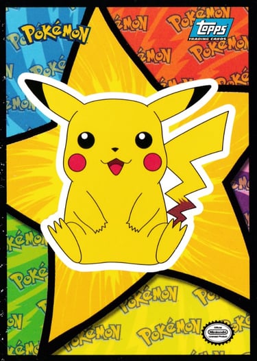 Stickers S1 Topps Pokémon the first movie