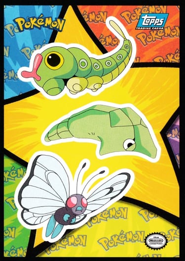 Stickers S11 Topps Pokémon the first movie