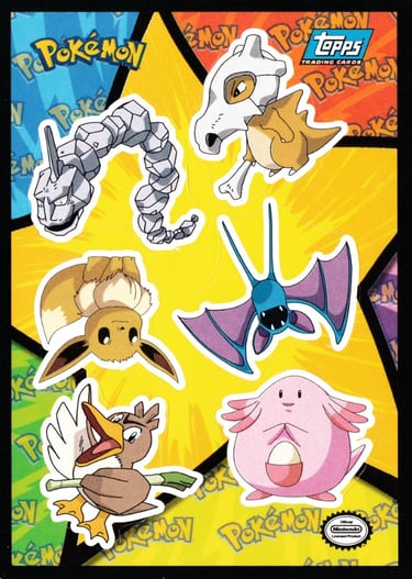 Stickers S13 Topps Pokémon the first movie