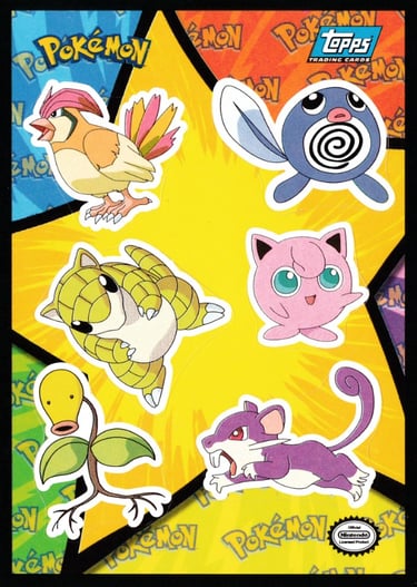 Stickers S14 Topps Pokémon the first movie