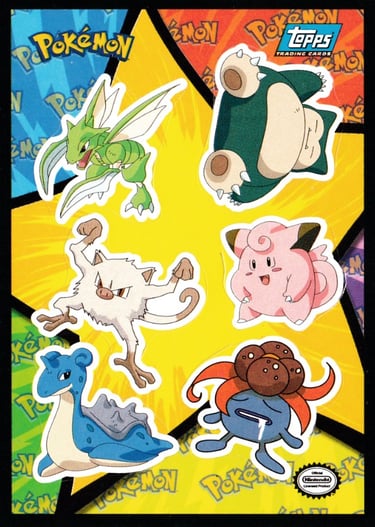 Stickers S16 Topps Pokémon the first movie