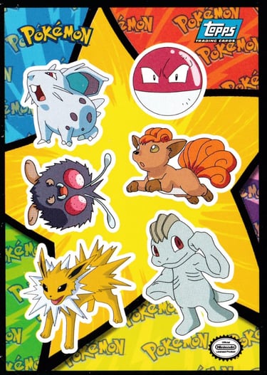 Stickers S17 Topps Pokémon the first movie