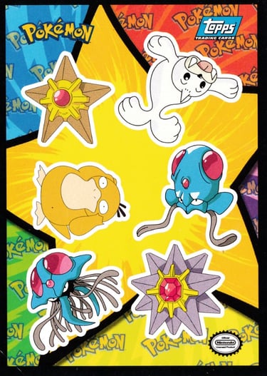 Stickers S18 Topps Pokémon the first movie