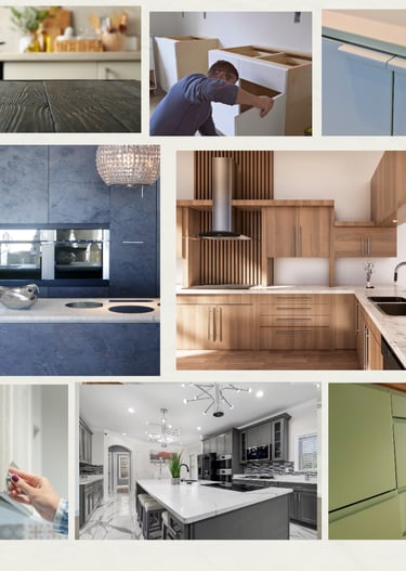 before/after images kitchen refurbish