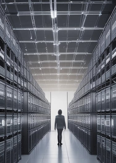 A futuristic city skyline representing smart city projects.