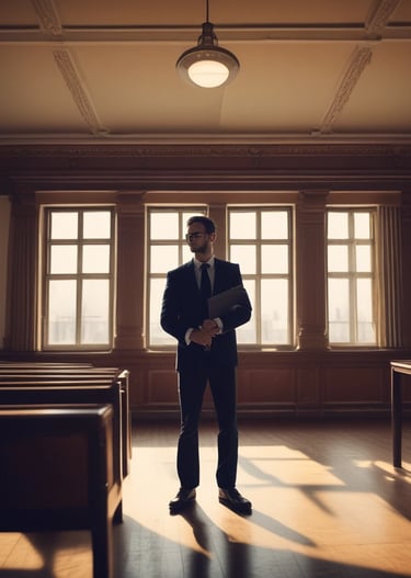 A close-up view of an exterior building wall with horizontal paneling painted in a soft pink color. The central focus is a large rectangular plaque stating 'LAW OFFICE 823' in bold letters. The paneling and design suggest a historical or vintage style.