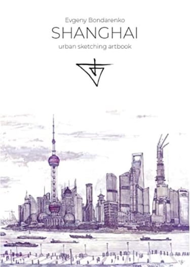 Shanghai Urban Sketch Artbook Evgeny Bondarenko