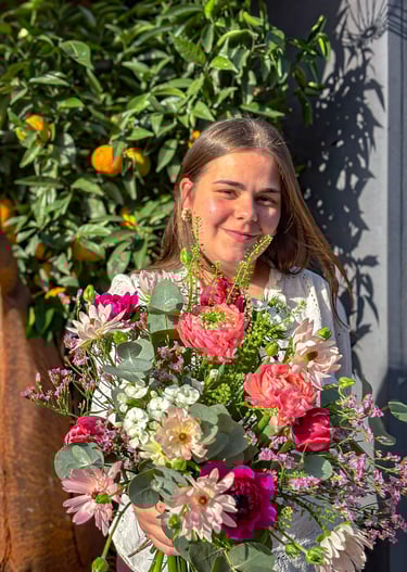 Sablé-sur-Sarthe, atelier nature, jolies campagnes, bouquet de fleurs