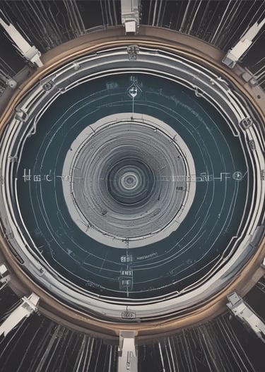 Close-up of colorful marketing gadgets and printed materials arranged neatly on a desk.