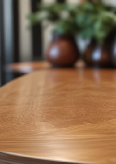 Close-up of a curated collection of luxurious Brazilian upholstery and decorative pieces.