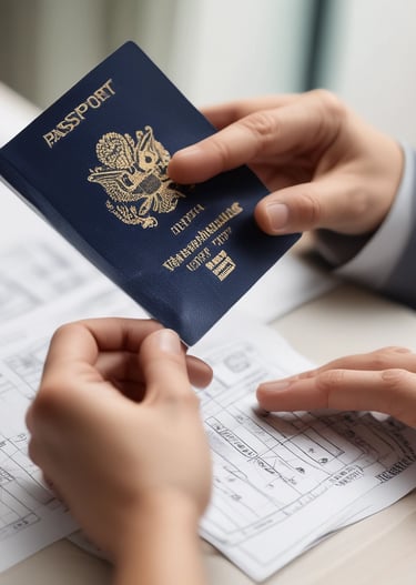 A family enjoying a vacation together, smiling and having fun.