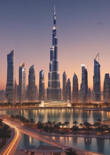 A professional consultant discussing property options with clients in a stylish office.