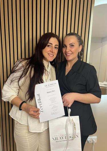 An aesthetic workshop certificate