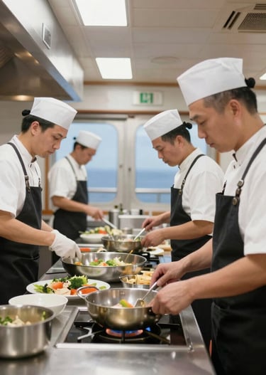 A sleek, modern kitchen setup showcasing Ultra Provisions' clean packaging and branding.