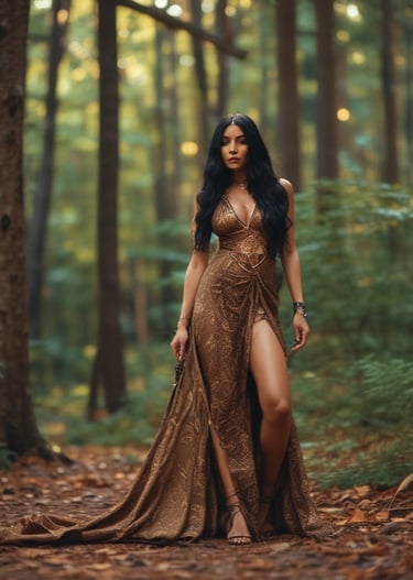 Mujer en la naturaleza