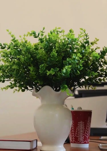 Bright flower in AFH facility symbolizing love and warmth in a cozy, home-like setting for residents.