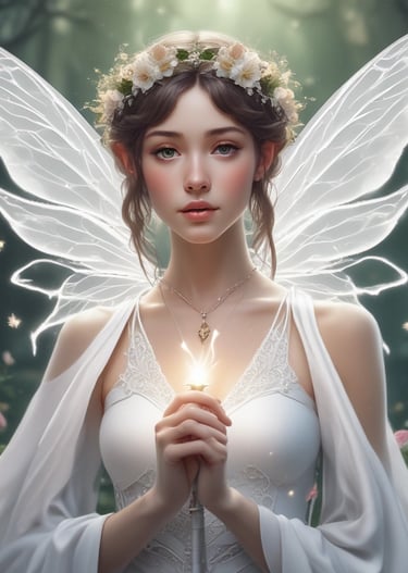 An image depicting spiritual guidance with angelic symbols.