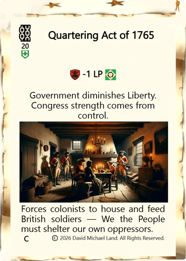 Quartering Act of 1765