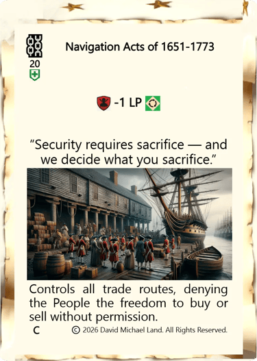 Navigation Acts of 1651-1773