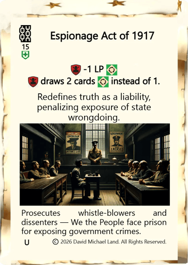 Espionage Act of 1917