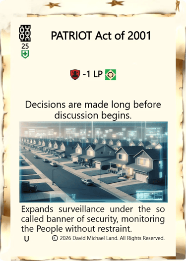 Patriot Act of 2001