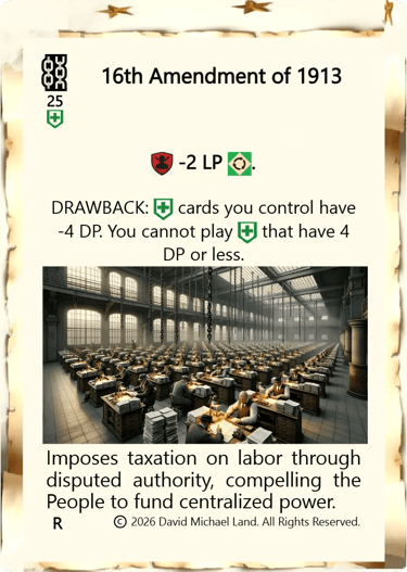 16th Amendment of 1913