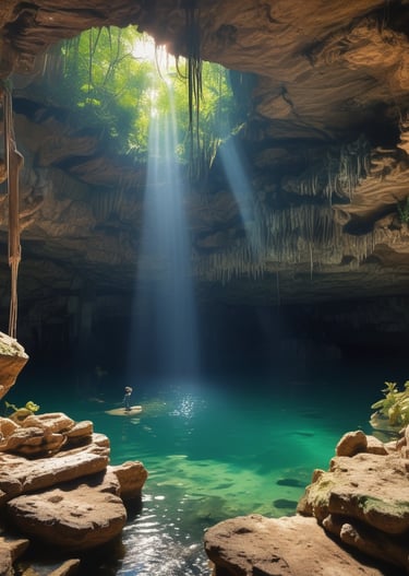 Close-up of a happy traveler using a mobile phone to book a tour on a sunny patio.