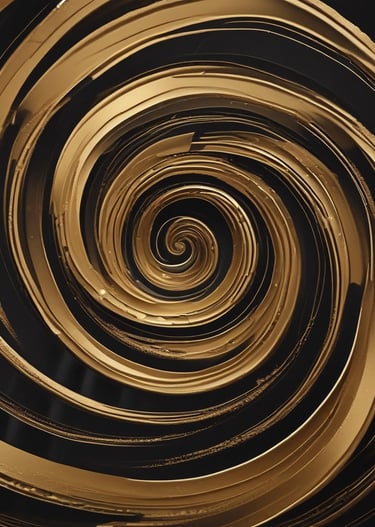 Golden spiral pattern symbolizing Aurionism’s ten-principle path toward internal clarity and balance