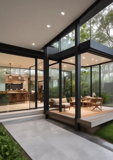 Close-up of a sleek sandwich panel roof with thermal and acoustic insulation.