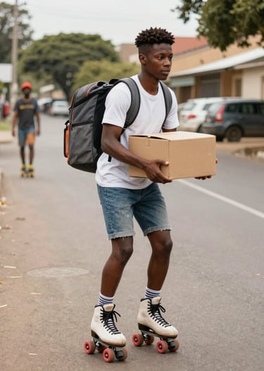 Youth participating in a community clean-up event promoting resilience.
