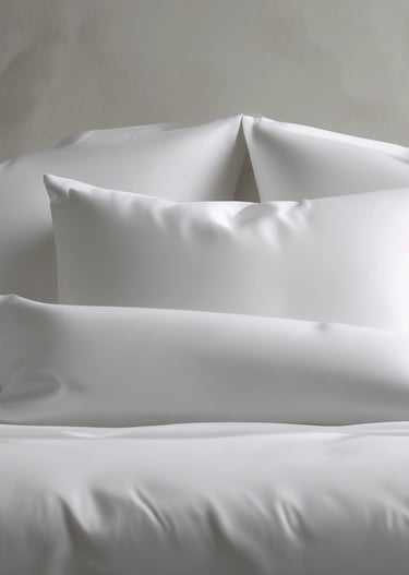 Close-up of a clean, fresh mattress after professional cleaning.