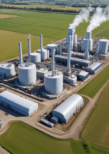 A team collaborating on a solar energy project.