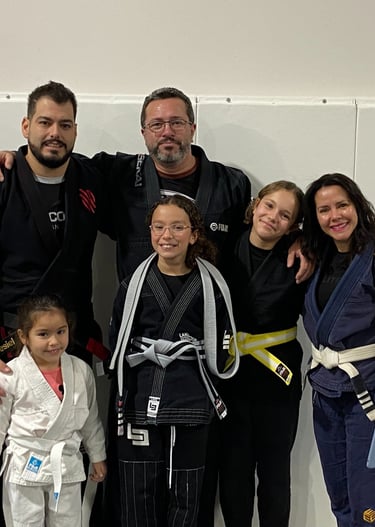 The gym is formed for two families of BJJ practitioners