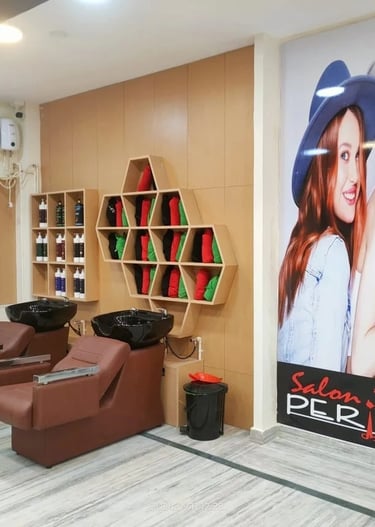 Luxury salon interior Vijayanagar branch