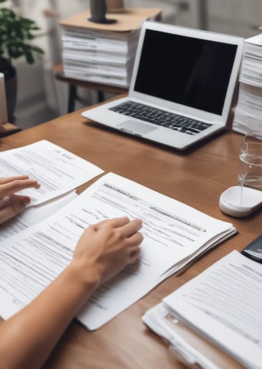 A sign with the text 'MIKAJA' and 'Agencia de envios a Cuba' attached to a brick wall. The sign features a stylized logo with a red and white box, a blue arrow, and a white star on a red background. The brick wall has several patches, some exposed wires, and a partially visible arched window.