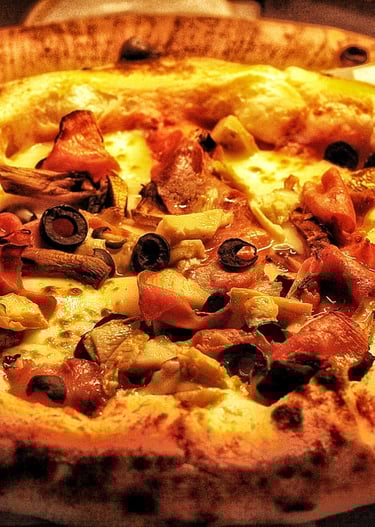 Pizza Napolitana artesanal con ingredientes frescos en Santiago NL