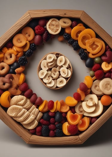 An assortment of wooden kitchenware including plates, bowls, spoons, ladles, and spatulas are arranged on a flat surface. The items are made from different shades of wood, with some pieces having a polished finish while others have a more rustic appearance.