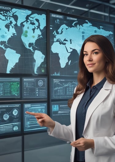 A person wearing a black t-shirt with 'STAFF' written in large white letters on the back. Above it, there is a smaller logo with the words 'Northern Spirit'. The person's head is turned away from the camera, showing only the back of their head and upper body. The background is blurred, with hints of blue and red colors.